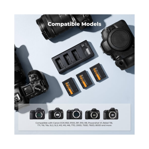 Kit Baterías LP-E17 K&F Concept