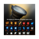 Linterna de fotografía LED RGB