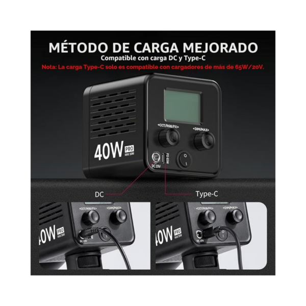 Luz Ulanzi 40W PRO
