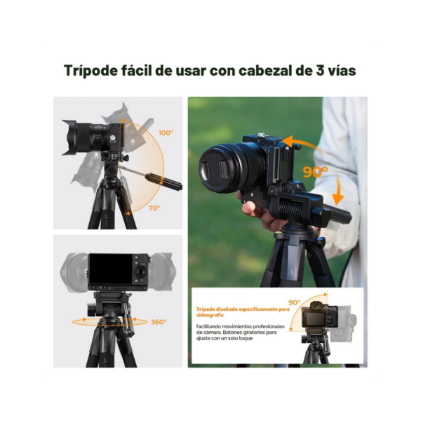 Trípode K&F Concept 190cm