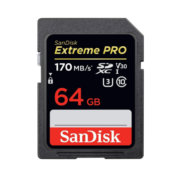 Memoria SD SanDisk 64GB V30