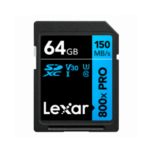 Memoria SD 64 GB V30 LEXAR