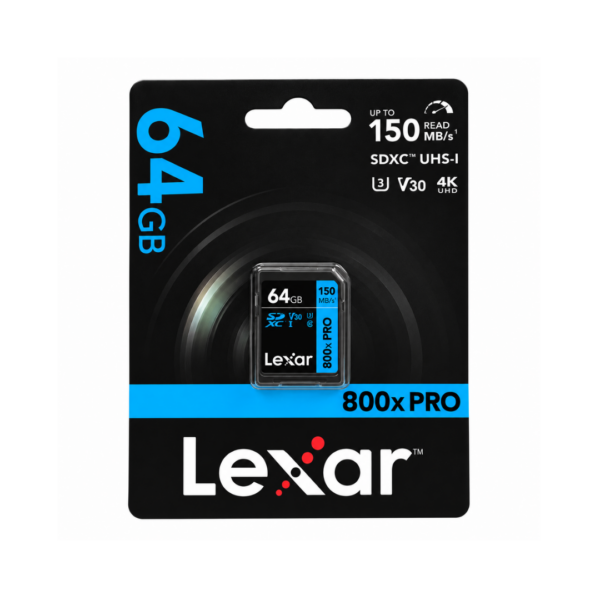 Memoria SD 64 GB V30 LEXAR