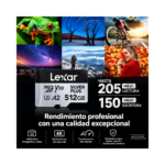 Memoria Micro SD 512GB V30 LEXAR