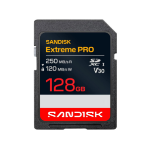 Memoria SanDisk 128GB V30 (250MB/s)