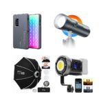 Kit de Iluminación Profesional ULANZI 120W + 2 Luces LED SmallRig + Softbox Triopo 65cm